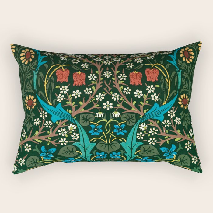Tulips by William Morris Rectangular Pillow Gallery Image 1