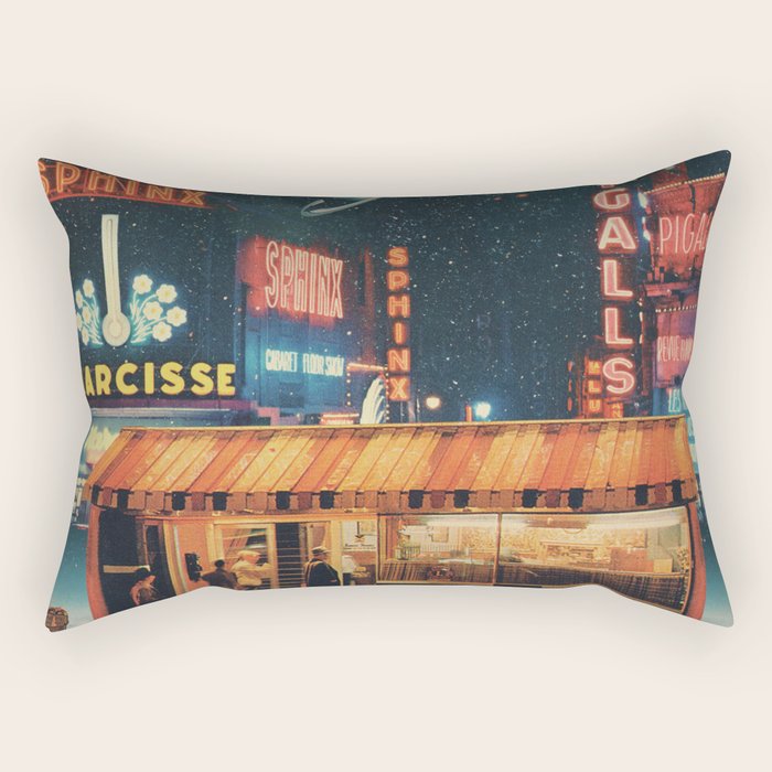a Postcard from year 2347 Rectangular Pillow Gallery Image 2