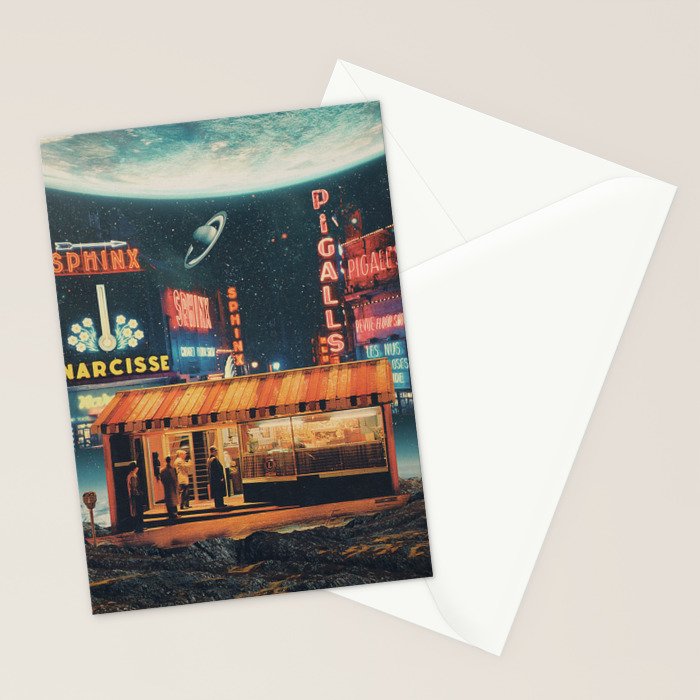 a Postcard from year 2347 Stationery Card Gallery Image 2