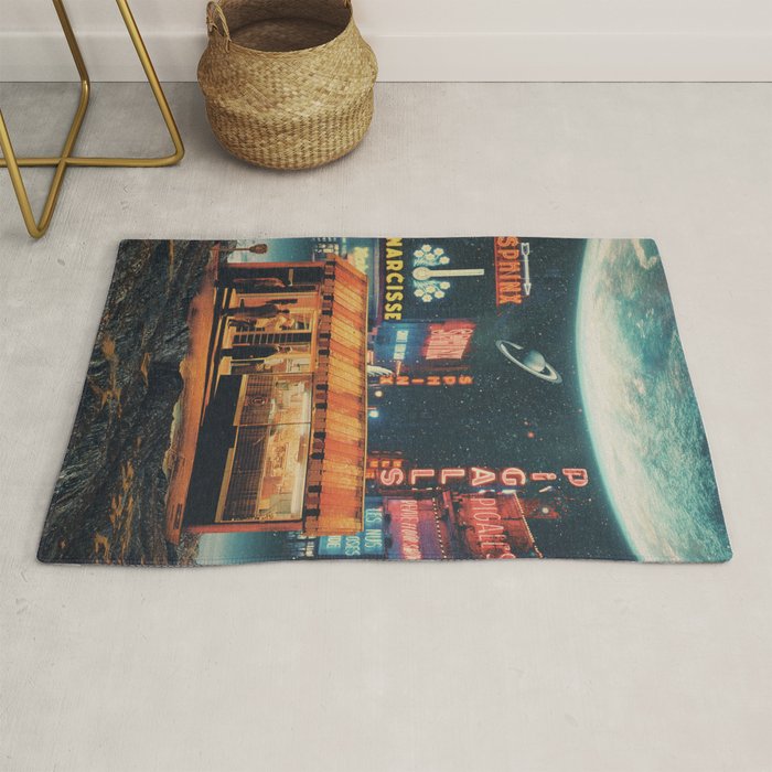 a Postcard from year 2347 Rug Gallery Image 1