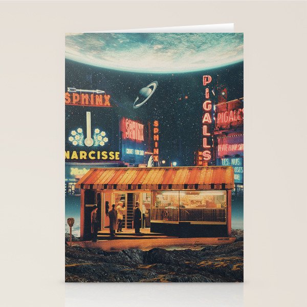 a Postcard from year 2347 Stationery Card Gallery Image 1