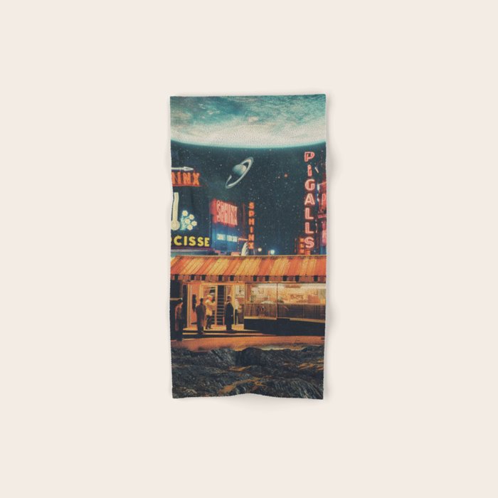 a Postcard from year 2347 Bath Towel Gallery Image 1
