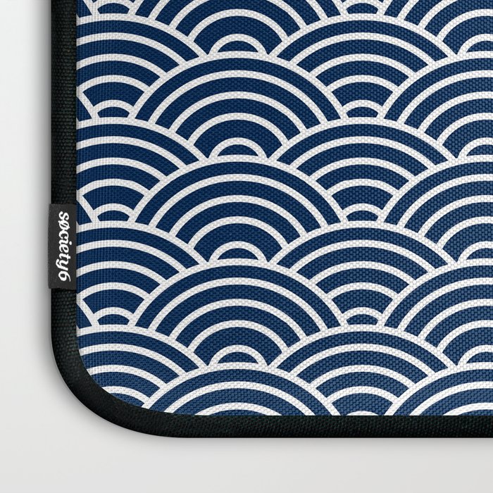Seigaiha // Japanese Collection Laptop Sleeve Gallery Image 3