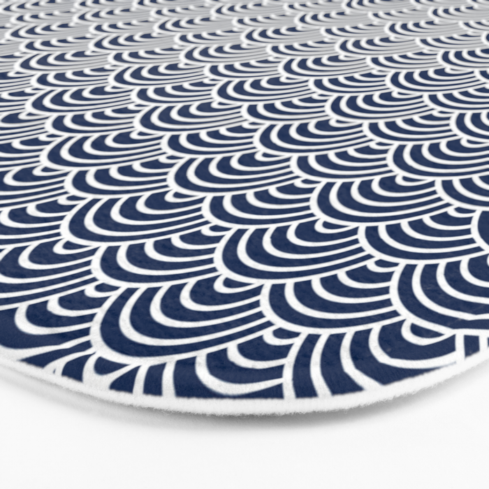 Seigaiha // Japanese Collection Bath Mat Gallery Image 3
