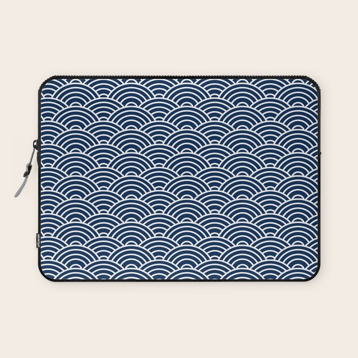Seigaiha // Japanese Collection Laptop Sleeve Gallery Image 1