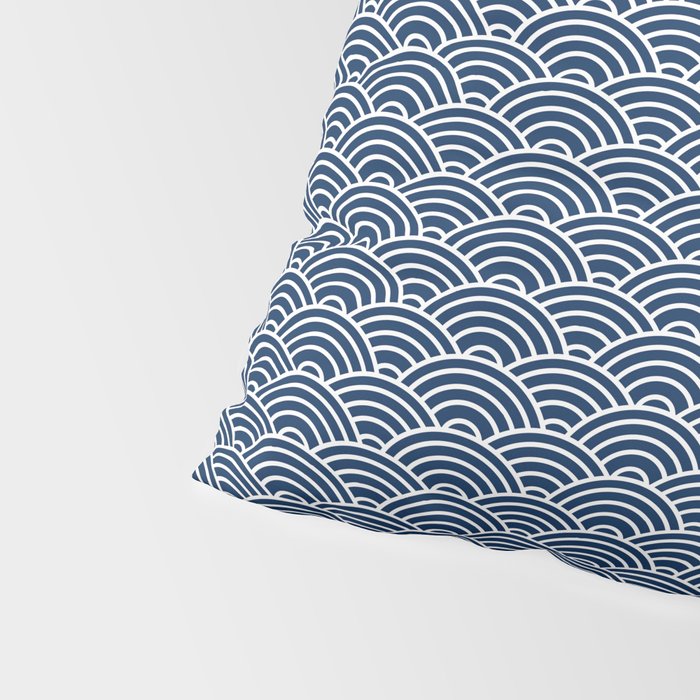 Seigaiha // Japanese Collection Pillow Sham Gallery Image 4