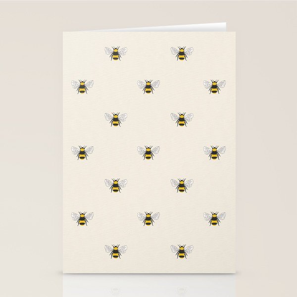 Honey Bumble Bee Stationery Card Gallery Image 2