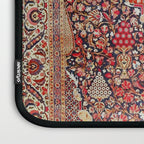 Antique Persian Kashan Dabir Rug Print Laptop Sleeve Gallery Image 3