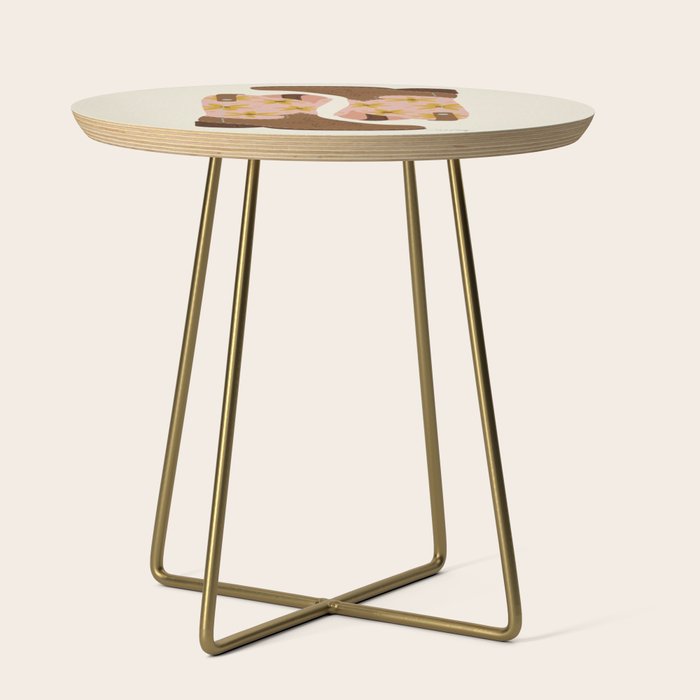 Cowgirl Boots â Blush & Mint Side Table Gallery Image 1