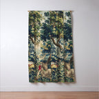Antique 18th Century Flemish Mythological Hunting Tapestry Window Curtain Gallery Image 3
