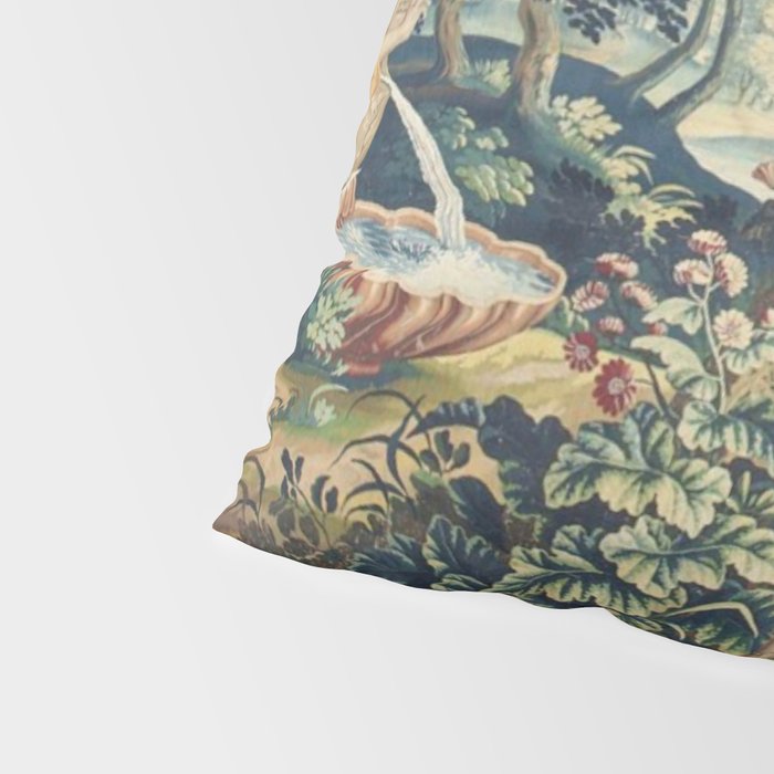 Antique 18th Century Flemish Mythological Hunting Tapestry Pillow Sham Gallery Image 4