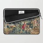 Antique 18th Century Flemish Mythological Hunting Tapestry Laptop Sleeve Gallery Image 2