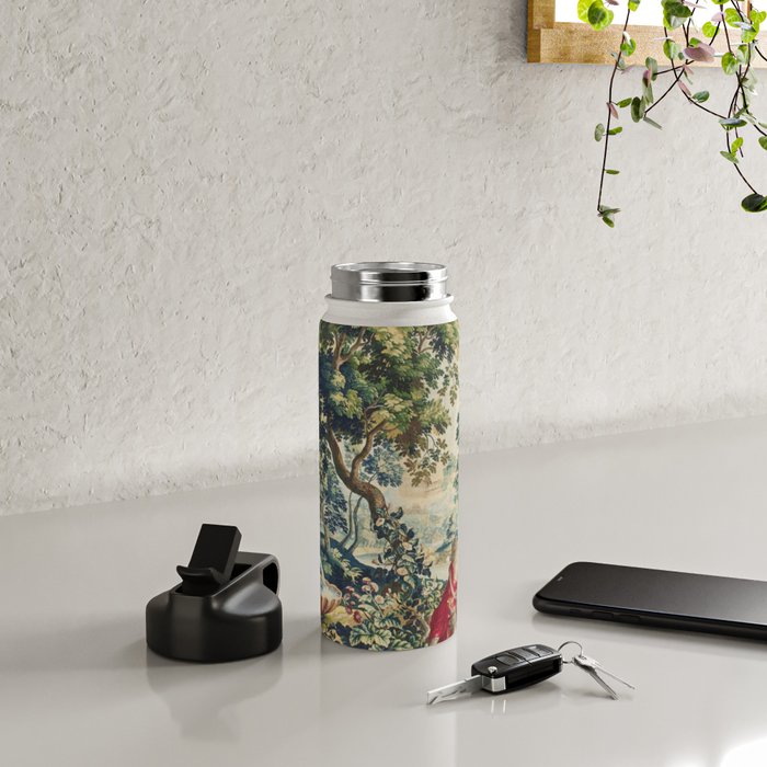 Antique 18th Century Flemish Mythological Hunting Tapestry Water Bottle Gallery Image 4