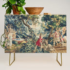 Antique 18th Century Flemish Mythological Hunting Tapestry Credenza Gallery Image 1