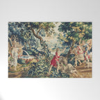Antique 18th Century Flemish Mythological Hunting Tapestry Welcome Mat Gallery Image 1