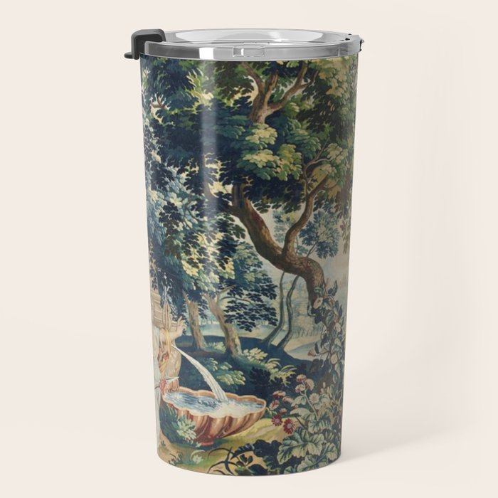 Antique 18th Century Flemish Mythological Hunting Tapestry Travel Mug Gallery Image 3