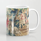 Antique 18th Century Flemish Mythological Hunting Tapestry Coffee Mug Gallery Image 1