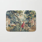 Antique 18th Century Flemish Mythological Hunting Tapestry Bath Mat Gallery Image 1