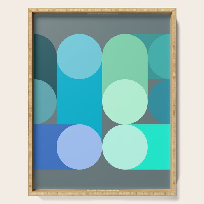 Modern Geometric 87C Serving Tray Gallery Image 1