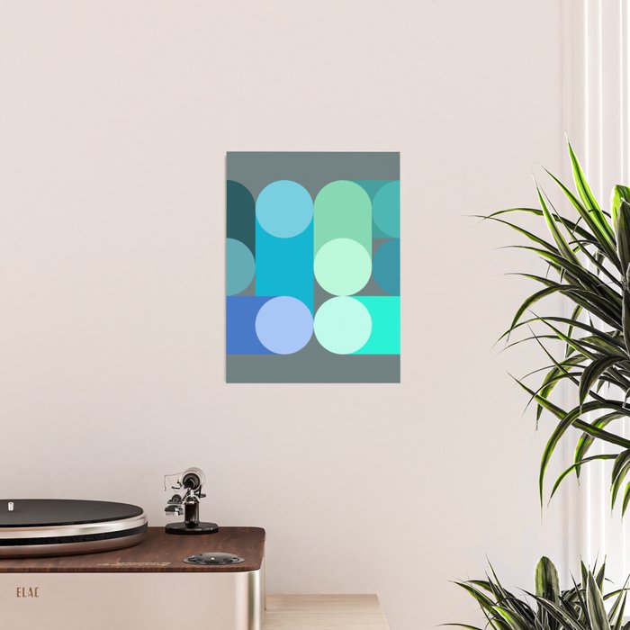 Modern Geometric 87C Poster Gallery Image 2