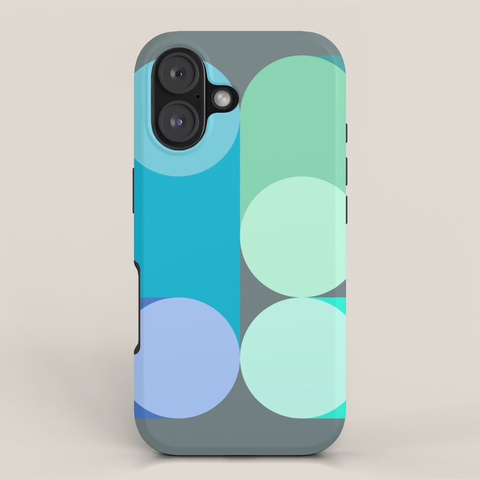 Modern Geometric 87C iPhone Case Gallery Image 1