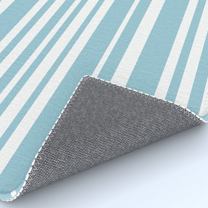 Classic Stripes XXXV - Sky Blue Rug Gallery Image 4