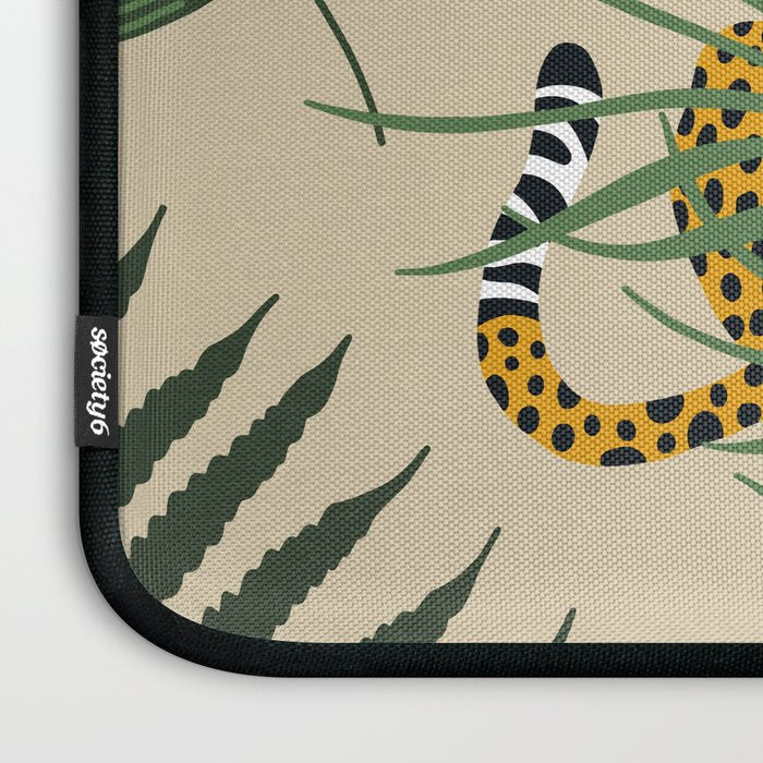 Palm Jungle Cheetah Prints Laptop Sleeve Gallery Image 3