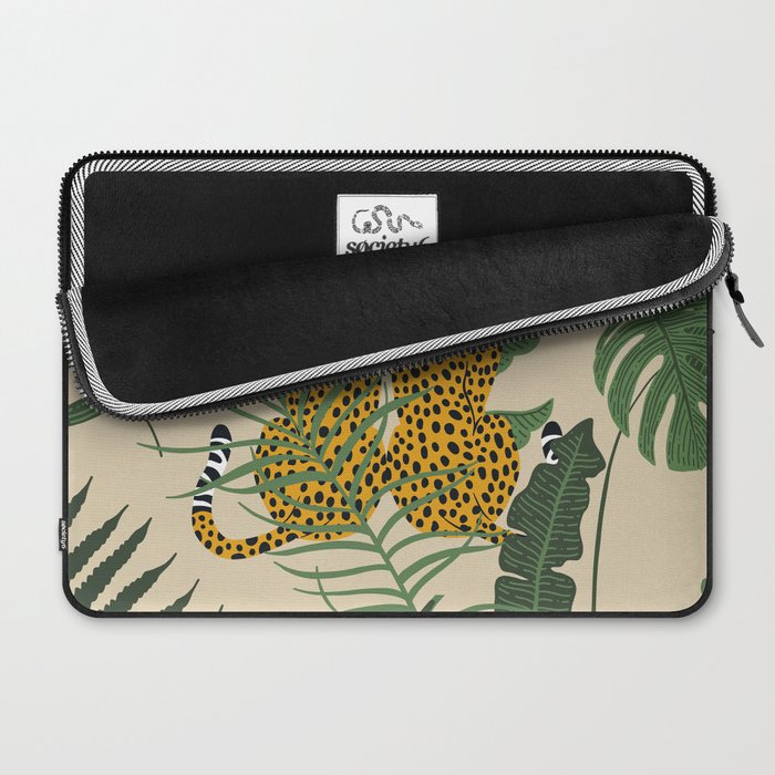 Palm Jungle Cheetah Prints Laptop Sleeve Gallery Image 2