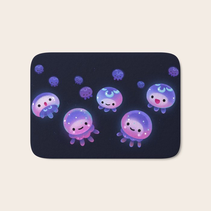 Baby jellyfish Bath Mat Gallery Image 1