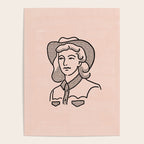Cowgirl in Dusty Pink Poster Gallery Image 4