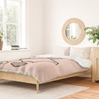 Cowgirl in Dusty Pink Duvet Cover Gallery Image 2