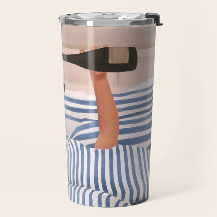 Morning Wine 3 Travel Mug Gallery Image 2