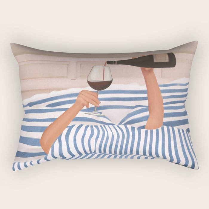 Morning Wine 3 Rectangular Pillow Gallery Image 1