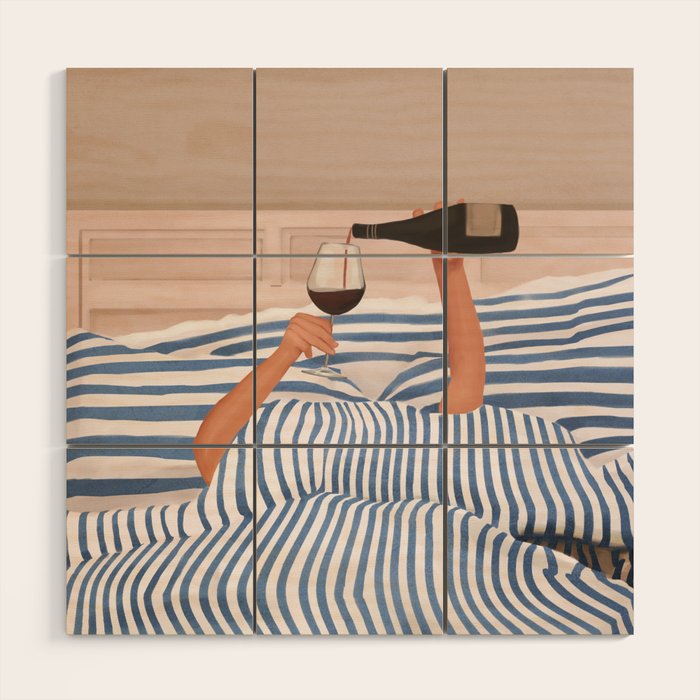 Morning Wine 3 Wood Wall Art Gallery Image 1