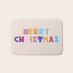 MERRY CHRISTMAS Bath Mat Gallery Image 1
