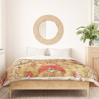 Late 19th Century Fine Tabriz Rug Print Duvet Cover Gallery Image 3