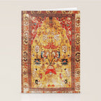 Late 19th Century Fine Tabriz Rug Print Stationery Card Gallery Image 2