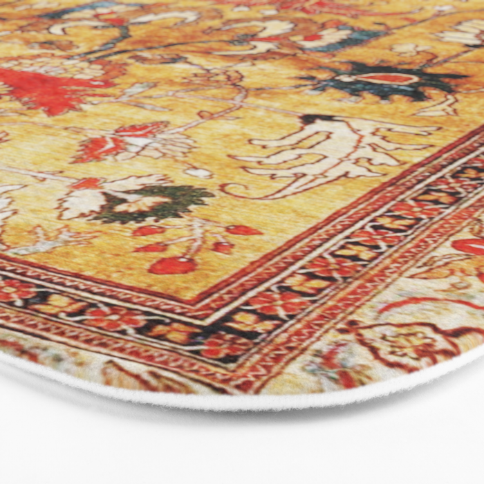 Late 19th Century Fine Tabriz Rug Print Bath Mat Gallery Image 3