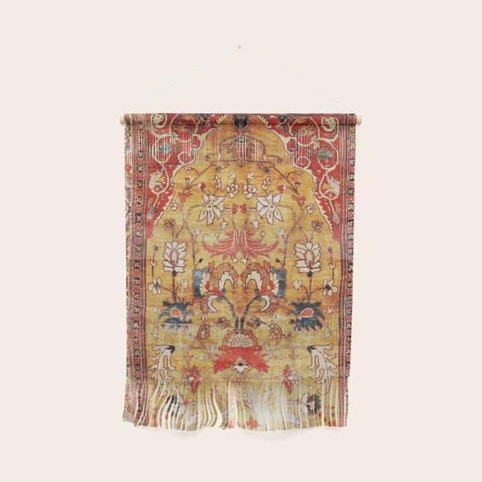 Late 19th Century Fine Tabriz Rug Print Wall Hanging Gallery Image 1