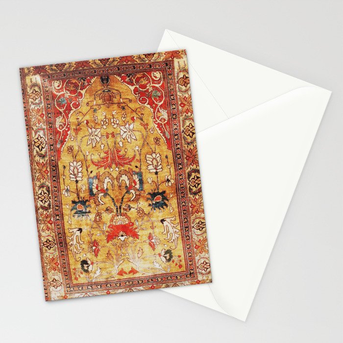 Late 19th Century Fine Tabriz Rug Print Stationery Card Gallery Image 2