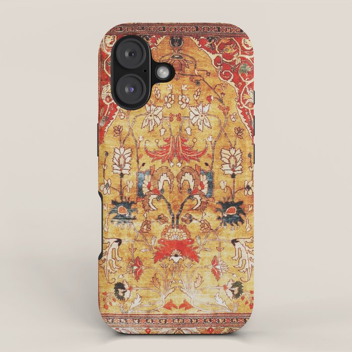 Late 19th Century Fine Tabriz Rug Print iPhone Case Gallery Image 1