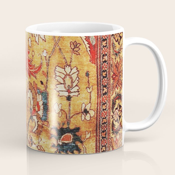 Late 19th Century Fine Tabriz Rug Print Coffee Mug Gallery Image 1