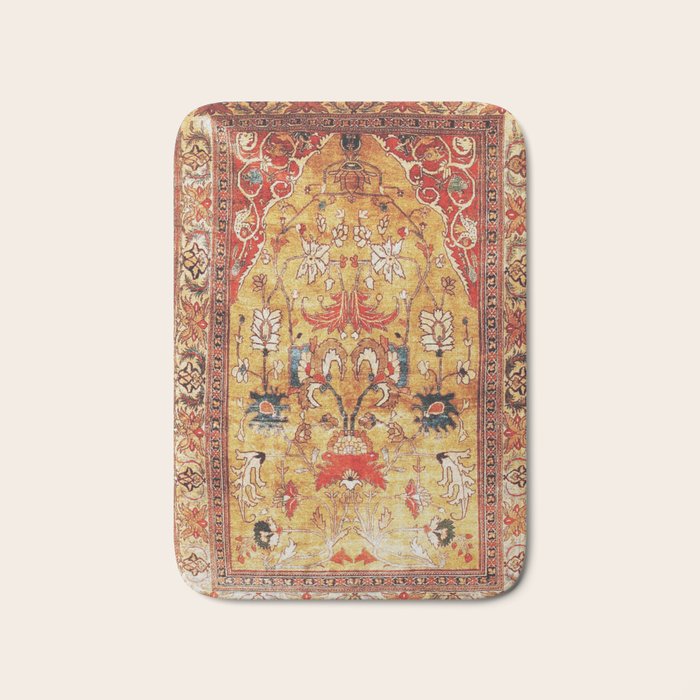 Late 19th Century Fine Tabriz Rug Print Bath Mat Gallery Image 1