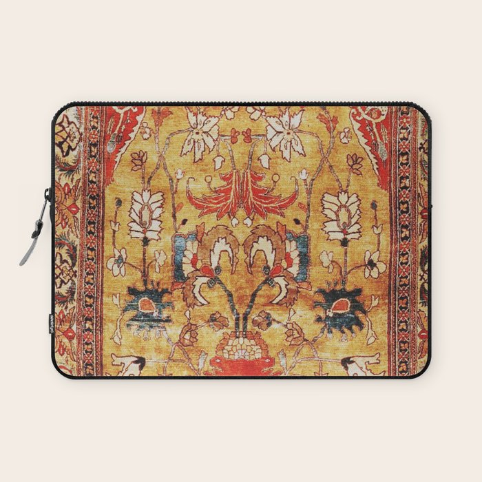 Late 19th Century Fine Tabriz Rug Print Laptop Sleeve Gallery Image 1