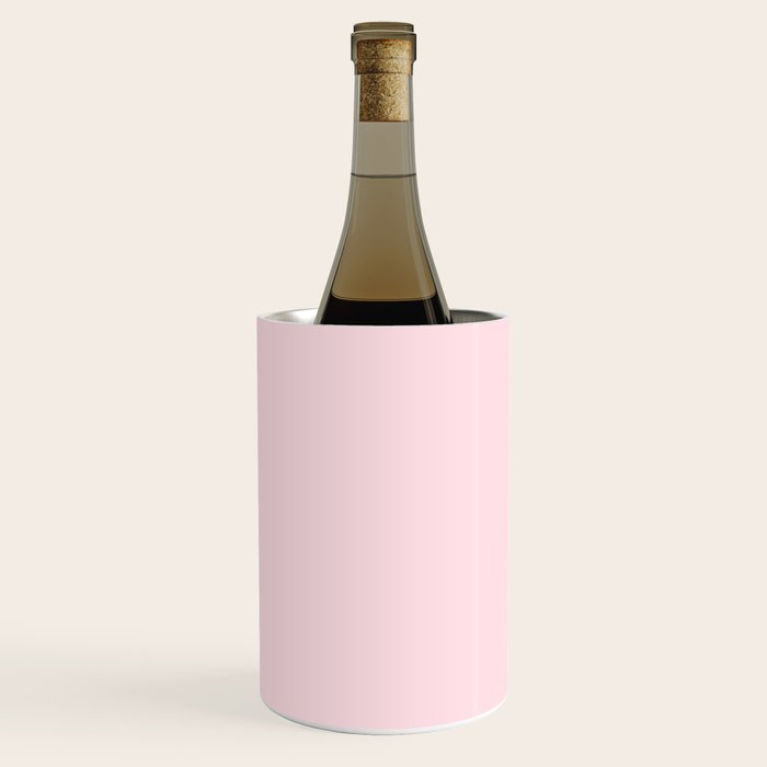 Modern blush pink solid color background design Wine Chiller Gallery Image 1