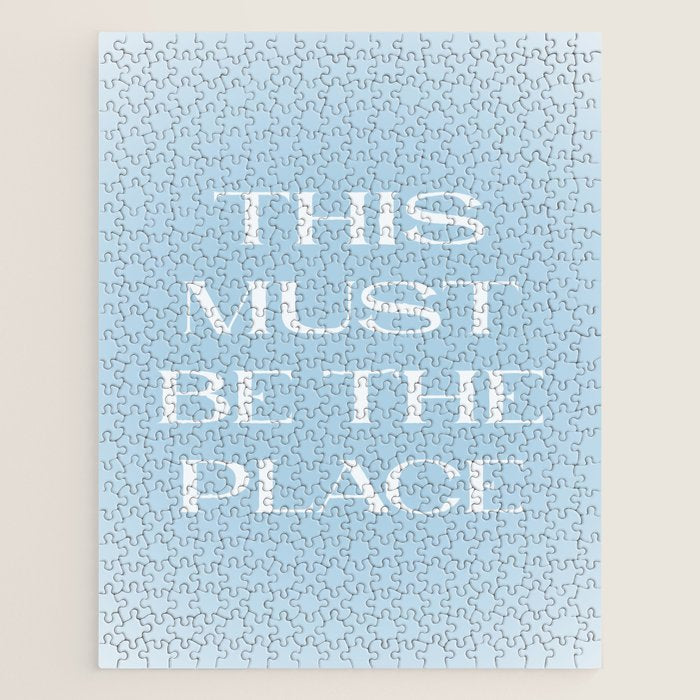 This Must Be The Place Baby Blue Jigsaw Puzzle Gallery Image 1