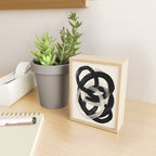 Interwoven Lines Abstract Art 2 Mini Art Print Gallery Image 2