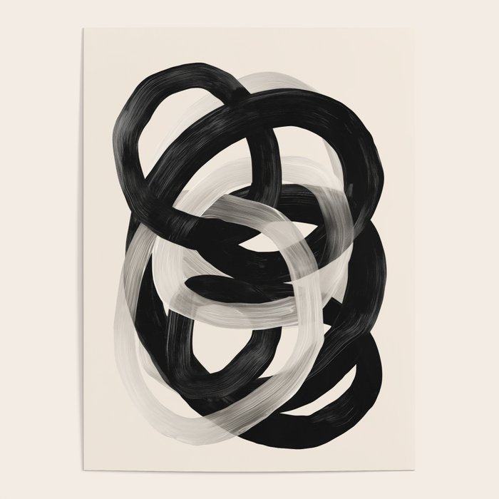 Interwoven Lines Abstract Art 2 Poster Gallery Image 4