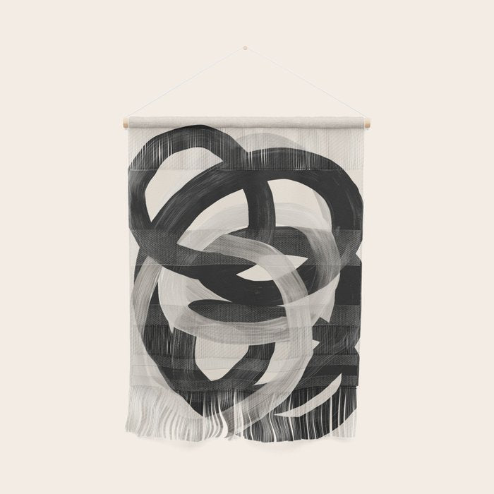 Interwoven Lines Abstract Art 2 Wall Hanging Gallery Image 1