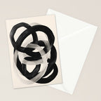 Interwoven Lines Abstract Art 2 Stationery Card Gallery Image 2